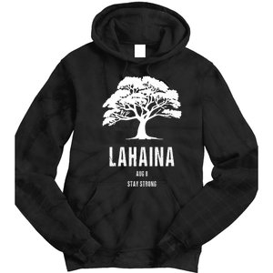 Maui Hawaii Strong Maui Wildfire Lahaina Survivor Tie Dye Hoodie