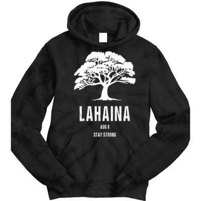 Maui Hawaii Strong Maui Wildfire Lahaina Survivor Tie Dye Hoodie