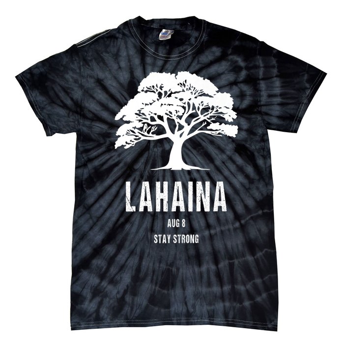 Maui Hawaii Strong Maui Wildfire Lahaina Survivor Tie-Dye T-Shirt