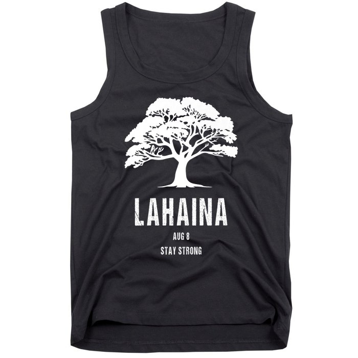 Maui Hawaii Strong Maui Wildfire Lahaina Survivor Tank Top