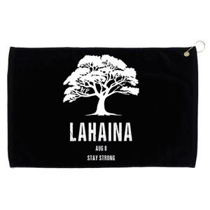 Maui Hawaii Strong Maui Wildfire Lahaina Survivor Grommeted Golf Towel