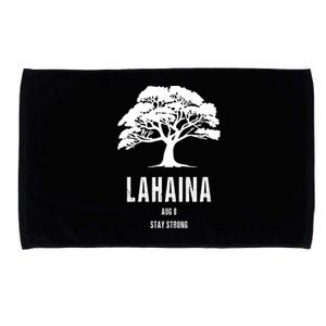 Maui Hawaii Strong Maui Wildfire Lahaina Survivor Microfiber Hand Towel