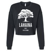Maui Hawaii Strong Maui Wildfire Lahaina Survivor Cropped Pullover Crew