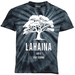 Maui Hawaii Strong Maui Wildfire Lahaina Survivor Kids Tie-Dye T-Shirt