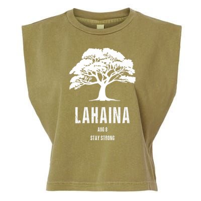 Maui Hawaii Strong Maui Wildfire Lahaina Survivor Garment-Dyed Women's Muscle Tee