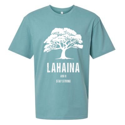Maui Hawaii Strong Maui Wildfire Lahaina Survivor Sueded Cloud Jersey T-Shirt