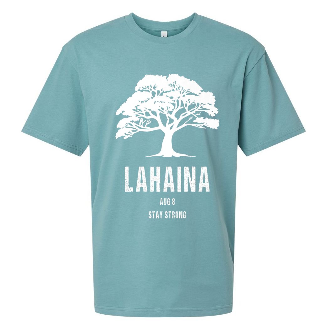 Maui Hawaii Strong Maui Wildfire Lahaina Survivor Sueded Cloud Jersey T-Shirt