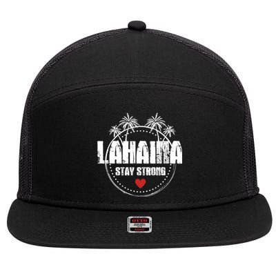 Maui Hawaii Strong Maui Lahaina 7 Panel Mesh Trucker Snapback Hat