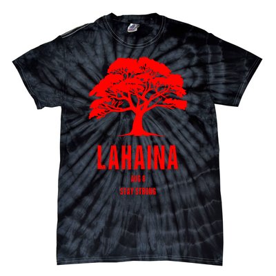 Maui Hawaii Strong Maui Wildfire Lahaina Survivor Tie-Dye T-Shirt