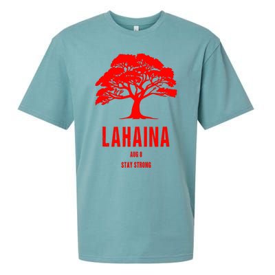 Maui Hawaii Strong Maui Wildfire Lahaina Survivor Sueded Cloud Jersey T-Shirt