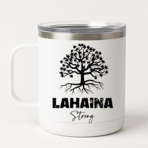 Maui Hawaii Strong Maui Wildfire Lahaina Survivor 12 oz Stainless Steel Tumbler Cup