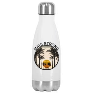 Maui Hawaii Strong Pray For Maui Pray For Lahaina Hawaii Stainless Steel Insulated Water Bottle