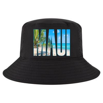 Maui Hawaii Souvenir Merch Family Summer Beach Vacay Cute Gift Cool Comfort Performance Bucket Hat