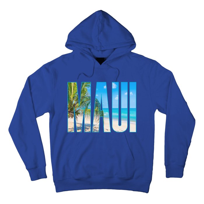 Maui Hawaii Souvenir Merch Family Summer Beach Vacay Cute Gift Hoodie