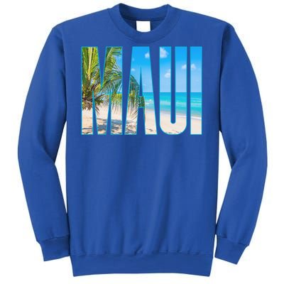 Maui Hawaii Souvenir Merch Family Summer Beach Vacay Cute Gift Sweatshirt