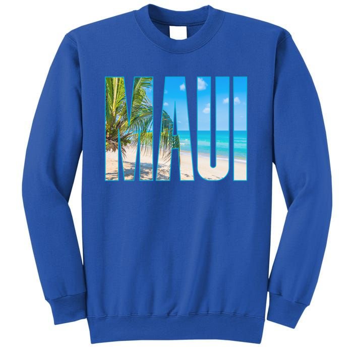 Maui Hawaii Souvenir Merch Family Summer Beach Vacay Cute Gift Sweatshirt