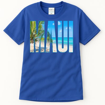 Maui Hawaii Souvenir Merch Family Summer Beach Vacay Cute Gift Tall T-Shirt