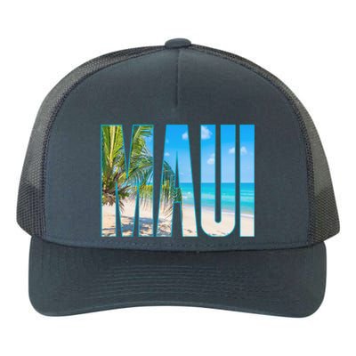 Maui Hawaii Souvenir Merch Family Summer Beach Vacay Cute Gift Yupoong Adult 5-Panel Trucker Hat