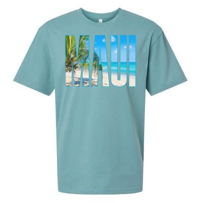 Maui Hawaii Souvenir Merch Family Summer Beach Vacay Cute Gift Sueded Cloud Jersey T-Shirt