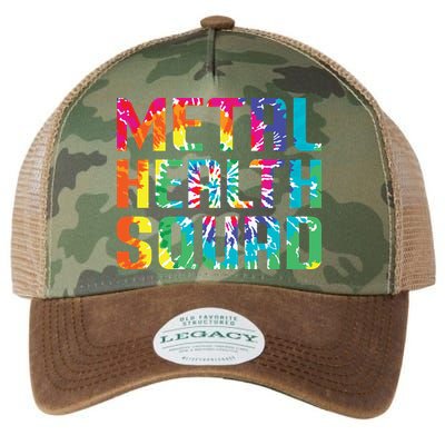 Mental Health Squad Tie Dye Legacy Tie Dye Trucker Hat