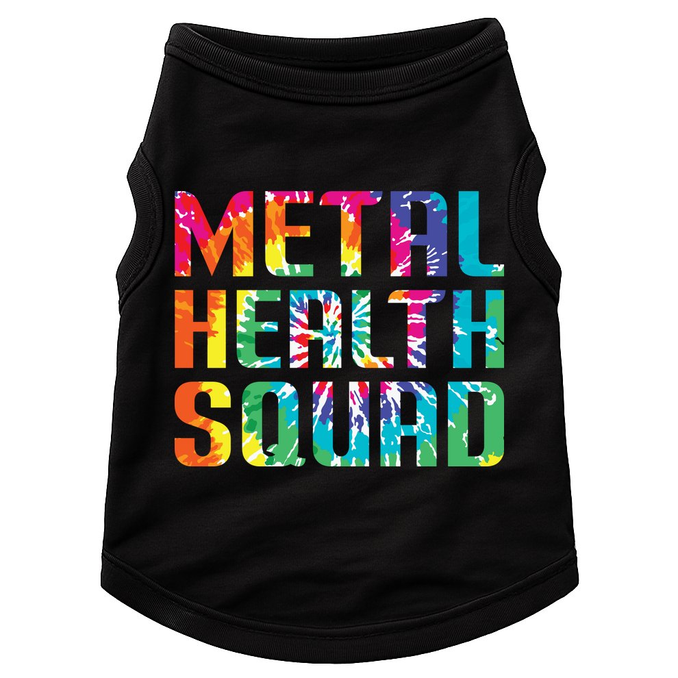 Mental Health Squad Tie Dye Doggie Tank
