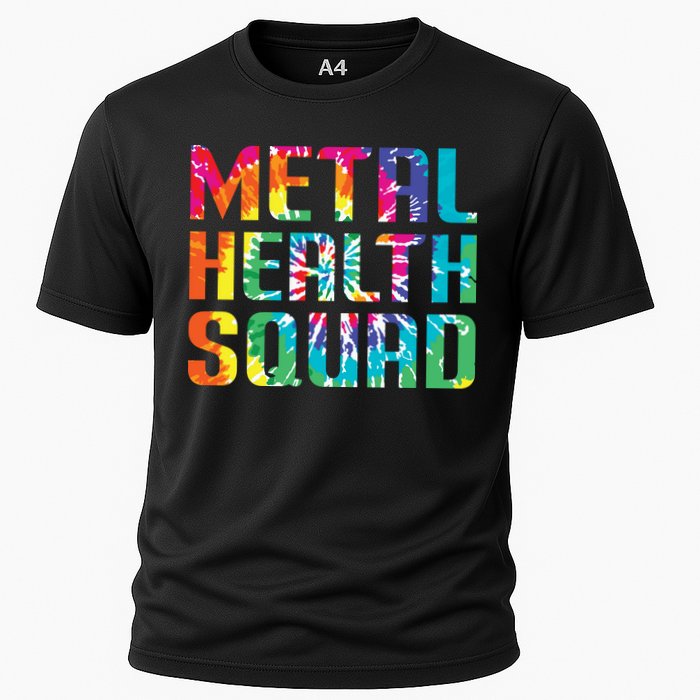 Mental Health Squad Tie Dye Cooling Performance Crew T-Shirt