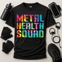 Mental Health Squad Tie Dye Cooling Performance Crew T-Shirt