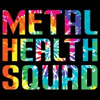 Mental Health Squad Tie Dye Drawstring Bag