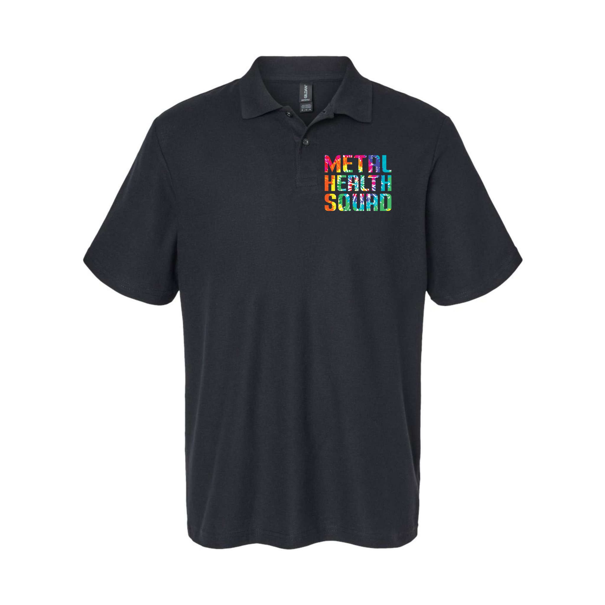 Mental Health Squad Tie Dye Polo