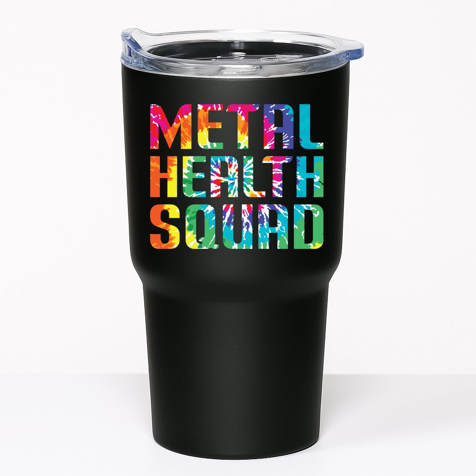 Mental Health Squad Tie Dye Tumbler