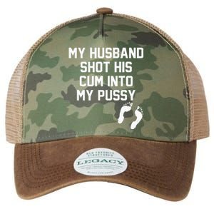 My Husband Shot His Cum Into My Pussy Apparel Legacy Tie Dye Trucker Hat