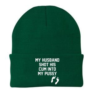 My Husband Shot His Cum Into My Pussy Apparel Knit Cap Winter Beanie