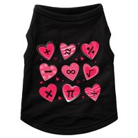 Math Heart Symbols Addition Pi Equation Design Gift Doggie Tank