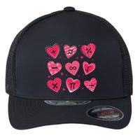 Math Heart Symbols Addition Pi Equation Design Gift Flexfit Unipanel Trucker Cap
