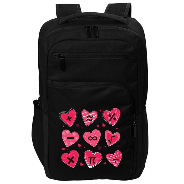 Math Heart Symbols Addition Pi Equation Design Gift Impact Tech Backpack