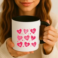 Math Heart Symbols Addition Pi Equation Design Gift Mug