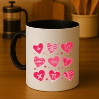 Math Heart Symbols Addition Pi Equation Design Gift Mug