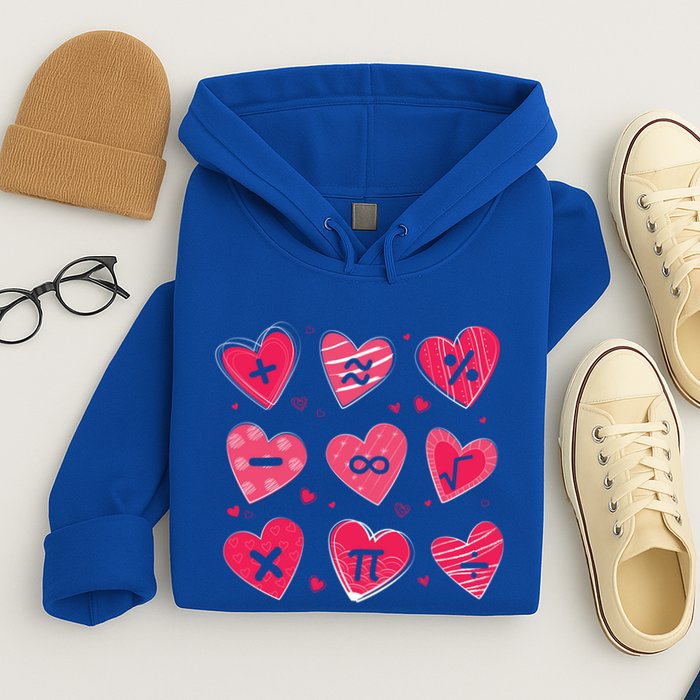 Math Heart Symbols Addition Pi Equation Design Gift Hoodie