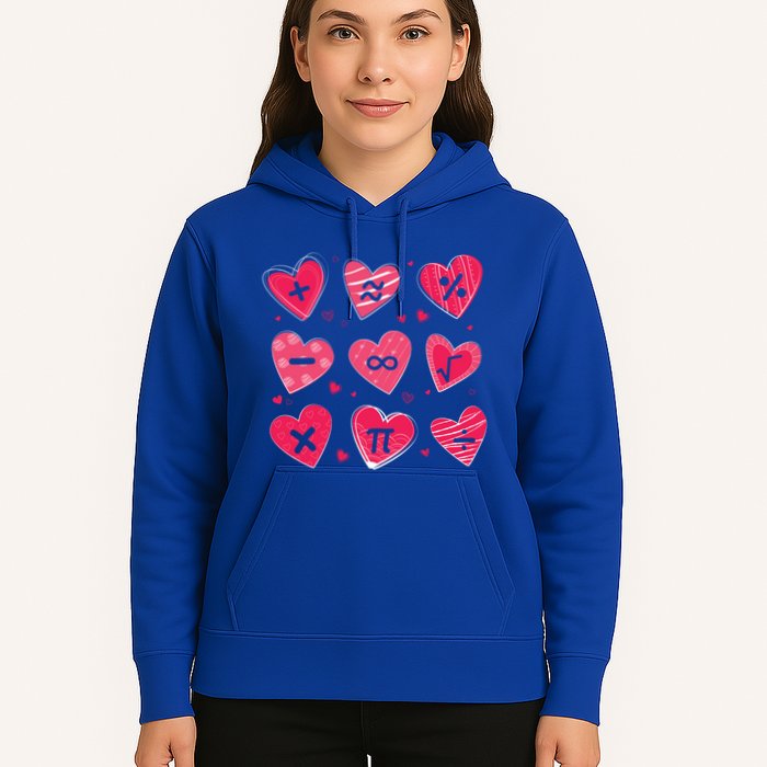Math Heart Symbols Addition Pi Equation Design Gift Hoodie