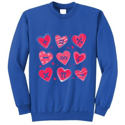 Math Heart Symbols Addition Pi Equation Design Gift Sweatshirt