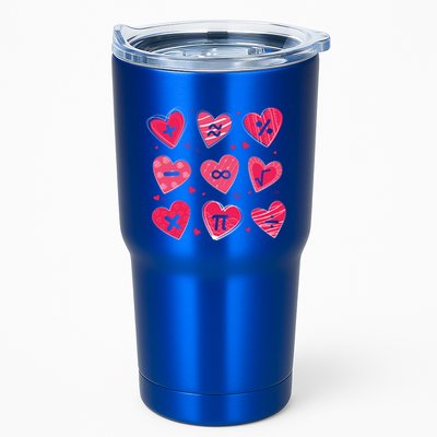 Math Heart Symbols Addition Pi Equation Design Gift Tumbler