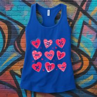 Math Heart Symbols Addition Pi Equation Design Gift Womens Tank Top