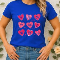 Math Heart Symbols Addition Pi Equation Design Gift Womens T-Shirt