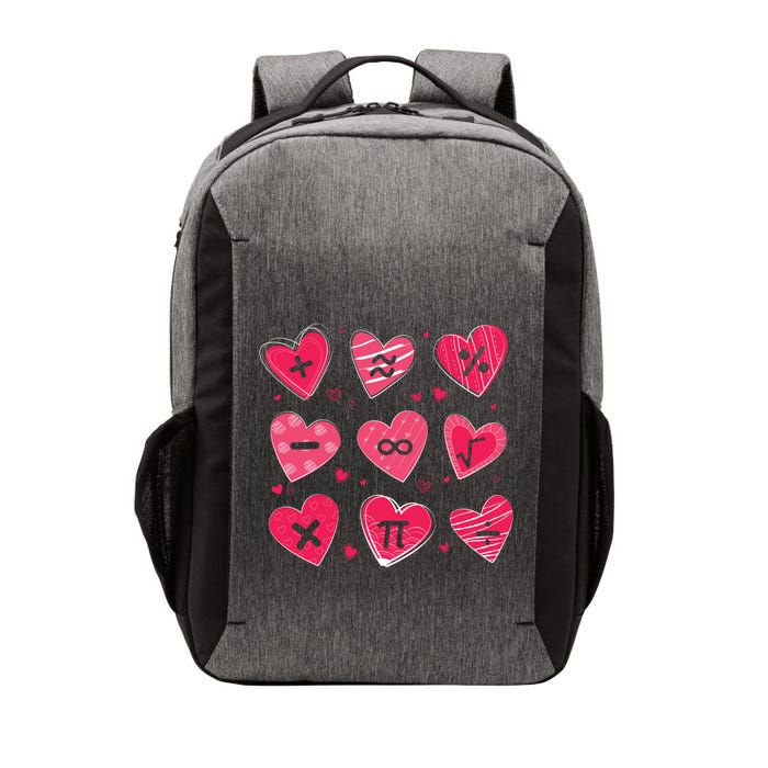 Math Heart Symbols Addition Pi Equation Design Gift Vector Backpack
