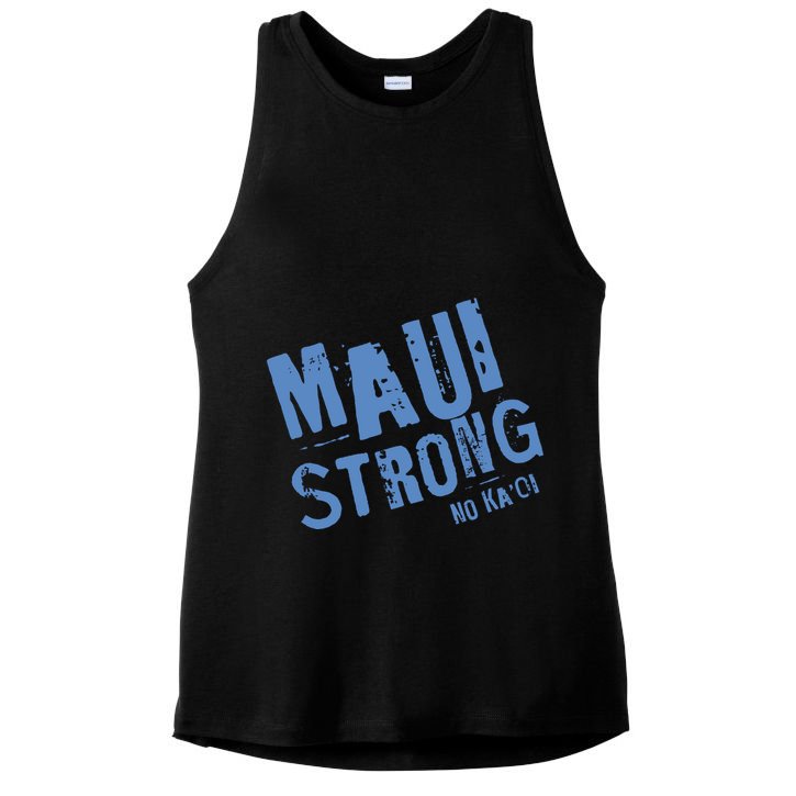 Maui Hawaii Strong Ladies PosiCharge Tri-Blend Wicking Tank