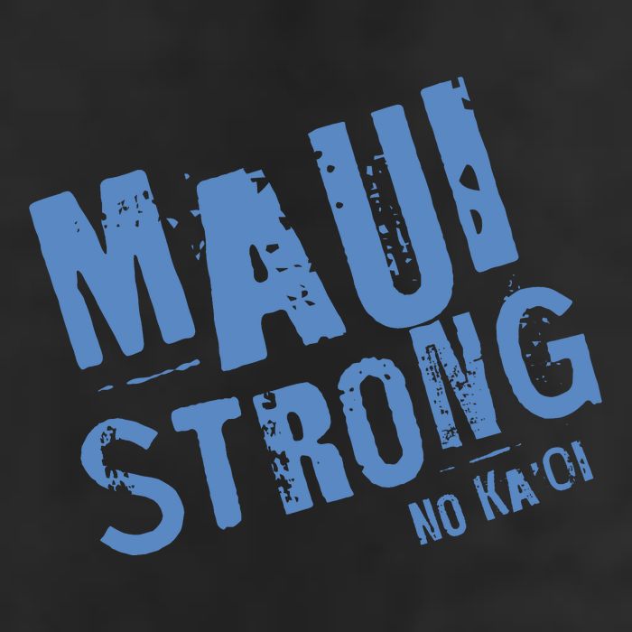 Maui Hawaii Strong 7 Panel Mesh Trucker Snapback Hat
