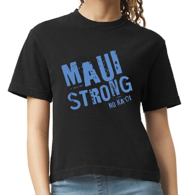 Maui Hawaii Strong Comfort Colors Boxy T-Shirt