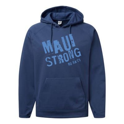 Maui Hawaii Strong Performance Fleece Hoodie