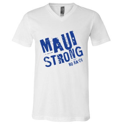 Maui Hawaii Strong V-Neck T-Shirt