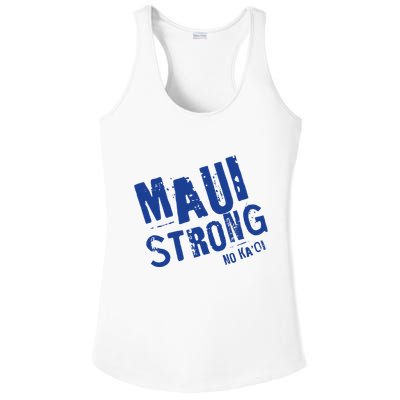 Maui Hawaii Strong Ladies PosiCharge Competitor Racerback Tank